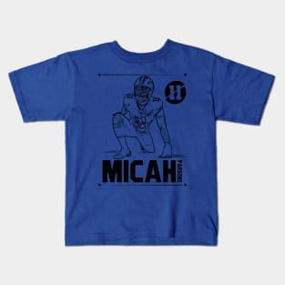 Micah parsons || dallas cowboys | Black Retro Kids T-Shirt